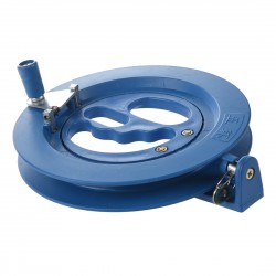 16 cm Drachenrolle - blauer Kunststoffgriff - Winder