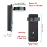 LED-Wandleuchte - dimmbar - drehbarer Kopf - USB-Aufladung - 9W
