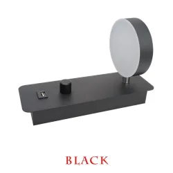 LED-Wandleuchte - dimmbar - drehbarer Kopf - USB-Aufladung - 9W
