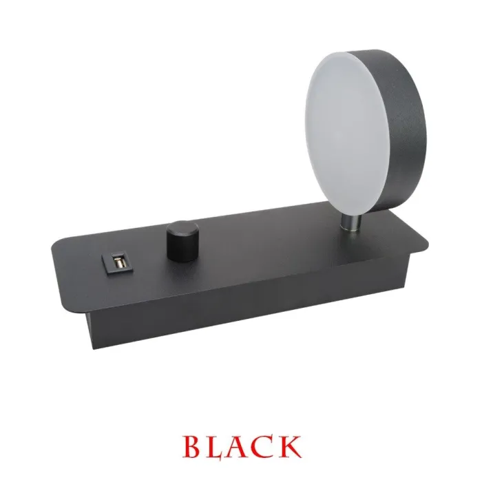 LED-Wandleuchte - dimmbar - drehbarer Kopf - USB-Aufladung - 9W