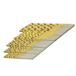 Titanbeschichtete Spiralbohrer - 50 Stück