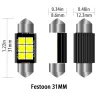 3030 FESTOON - C5W - CANBUS - LED bulb - 31mm - 36mm - 39mm - 41mm - waterproofLED