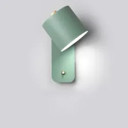 LED-Wandleuchte - moderner nordischer Stil - drehbarer Kopf - mit Schalter
