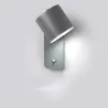 LED-Wandleuchte - moderner nordischer Stil - drehbarer Kopf - mit Schalter