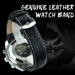 JARAGAR - automatic mechanical watch - 3 sub-dial - stainless steelWatches