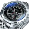 JARAGAR - automatic mechanical watch - 3 sub-dial - stainless steelWatches