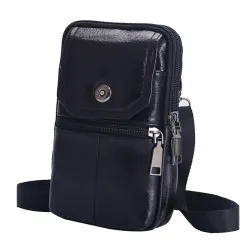 Multifunktionale Umhängetasche - Gürteltasche aus Leder