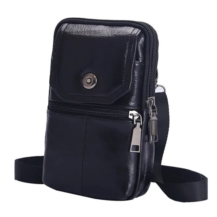 Multifunctional shoulder bag - leather waist bagBags