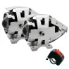 Motorrad-LED-Scheinwerfer - 3000LM CREE Chip U5 - 3 Modi - Nebelscheinwerfer - wasserdicht - 2 Stück