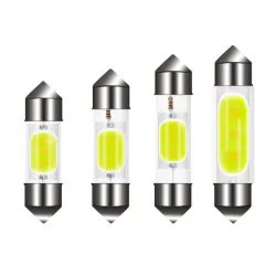 COB-LED-Autolampe - C10W C5W - Festoon 31mm 36mm 39mm 41mm - weiß
