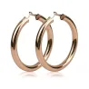 Wide big hoop earrings - 70mmEarrings