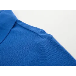 Stylisches Polo-T-Shirt - Langarm - Sticklogo - Baumwolle