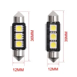 C10W C5W Festoon 36mm 39mm 41mm - 12V - CANBUS - LED bulb - white - 10 piecesBulbs