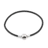 Lederarmband - mit Metallperle - Magnetverschluss