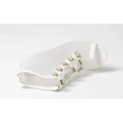 Sexy Mesh-Sandalen mit hohem, dünnem Absatz