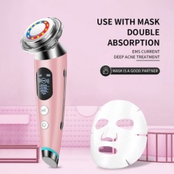 Elektrisches Gesichtsmassagegerät - Hautverjüngung - Lifting - Faltenentfernung - Mesotherapie - Elektroporation - LED