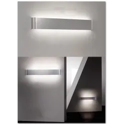 Moderne LED-Wandleuchte aus Aluminium