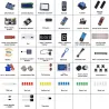 Verbessertes Starter-Kit – für Arduino R3 CH340 – R3 Breadboard / Schrittmotor / SG90 Servo / 1602 LCD / Überbrückungskabel