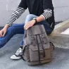 Canvas-Rucksack mit großem Fassungsvermögen – Unisex