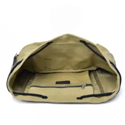 Canvas-Rucksack mit großem Fassungsvermögen – Unisex