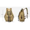 Canvas-Rucksack mit großem Fassungsvermögen – Unisex