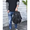 Canvas-Rucksack mit großem Fassungsvermögen – Unisex
