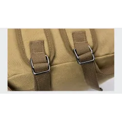 Canvas-Rucksack mit großem Fassungsvermögen – Unisex