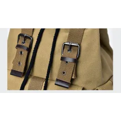 Canvas-Rucksack mit großem Fassungsvermögen – Unisex