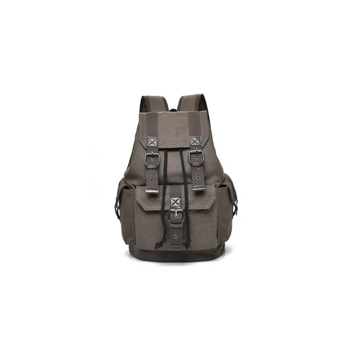 Canvas-Rucksack mit großem Fassungsvermögen – Unisex