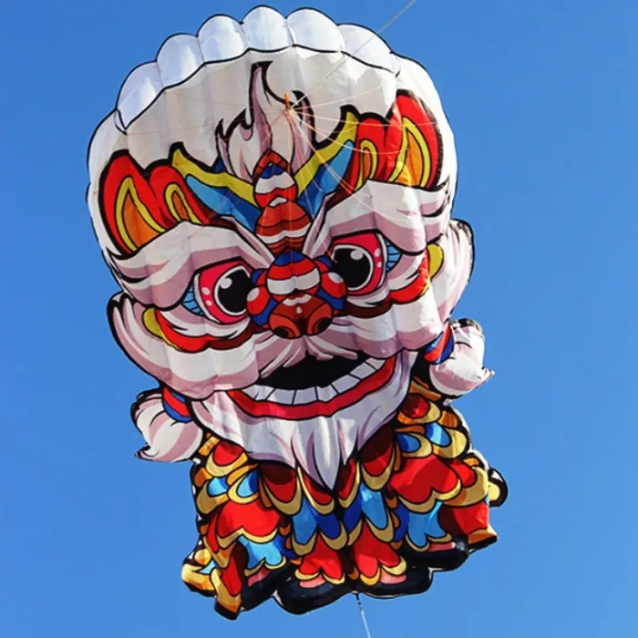 Colorful 3D lion kite - with handle / lineKites