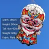 Colorful 3D lion kite - with handle / lineKites
