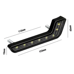 Tagfahrlicht Typ L für Auto - superhell - Ein-/Aus-Funktion - wasserdicht - LED - 2 Stück