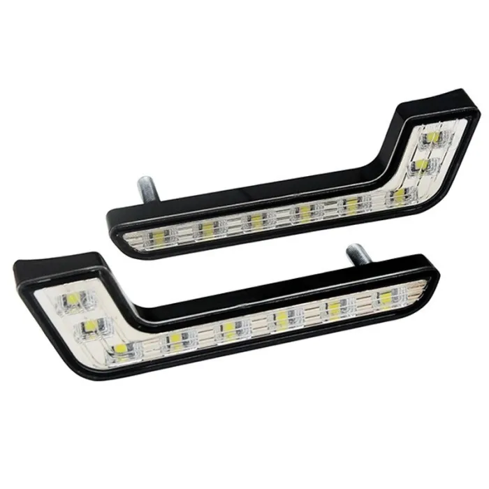 Car L-type DRL lights - super bright - on/off function - waterproof - LED - 2 piecesDaytime Running Lights (DRL)
