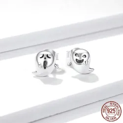 Kleine Teufel / Gespenster Ohrringe - 925 Sterling Silber