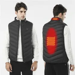 Elektrische Thermojacke - warme Daunenweste - USB-Heizung