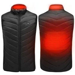 Elektrische Thermojacke - warme Daunenweste - USB-Heizung