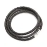 Echtes geflochtenes Leder - Armband mit Magnetverschluss