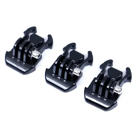 Schnellverschluss - flache Halterung - Adapter - für GoPro Hero 4 3 Xiaomi Yi SJCAM - 3 Stück