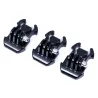 Quick release buckle - flat mount - adapter - for GoPro Hero 4 3 Xiaomi Yi SJCAM - 3 piecesMounts