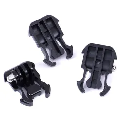 Quick release buckle - flat mount - adapter - for GoPro Hero 4 3 Xiaomi Yi SJCAM - 3 piecesMounts