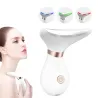 Multifunktionales Gesichts- / Nackenmassagegerät - Lifting / Anti-Falten - LED-Photonentherapie