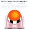 EMS-Augenmassagegerät – Anti-Falten – Entfernen von Augenringen – heiße Kompresse – LED – USB