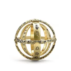 Vintage astronomische Kugel - rotierender Ring