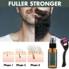 Bart- / Haarwachstums-Essenz - Spray - mit Nadelrollen-Massagegerät - gegen Haarausfall