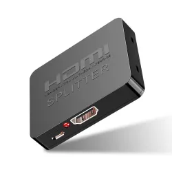 4K HDMI Splitter - Full HD - 1080P - 1 in 2 Out Verstärker - Dual Display - für HDTV DVD PS3 Xbox
