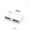 USB 2.0 auf 2-Port-Ladegerät - HUB-Adapter