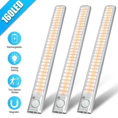 LED-Streifenlicht - USB-Nachtlicht - Bewegungssensor - Magnetstreifen