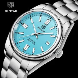 BENYAR - automatische Sportuhr - Edelstahl - wasserdicht