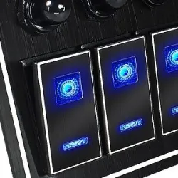 Waterproof metal rocker - toggle switch panel - circuit breaker - USB - 4 / 6 gangTools & maintenance
