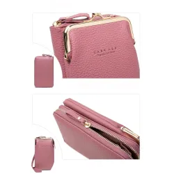 Small crossbody bag - wallet / phone holder - with zipperBags